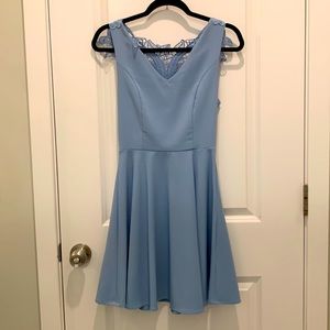 Blue Altered State Skater Dress